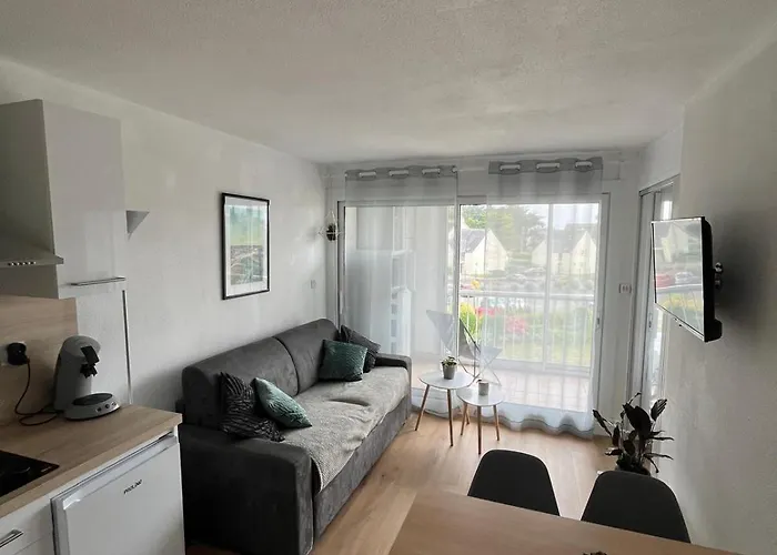 Appartement Cocon A Quiberon Dans Residence Calme, Plages Et Centre Ville A Pied Ou A Velo Pour 2 A 4 Personnes